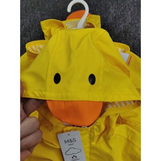 Áo khoác vịt vàng chất đi mưa