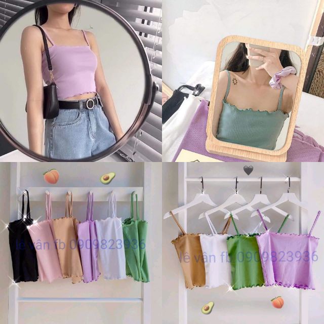 Áo coptop dây siêu xinh (ảnh shop chụp thật)
