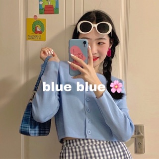 (sẵn ) Set Áo cardigan croptop len mỏng ulzzang và Chân váy kẻ caro