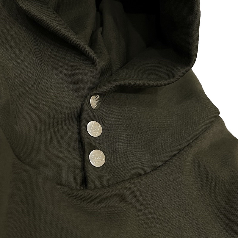 Upside Down Hoodie - Olive/ madeby.illustration áo hoodie nỉ bông