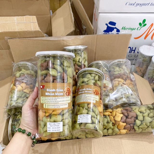 Bánh Gấu mix 3 Vị thơm ngon hũ 400g | BigBuy360 - bigbuy360.vn