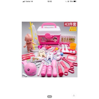 Bộ đồ chơi bác sĩ 41 chi tiết