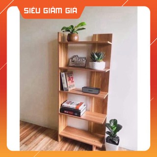 Kệ sách gỗ 5 tầng đa năng bằng gỗ cứng cực đẹp