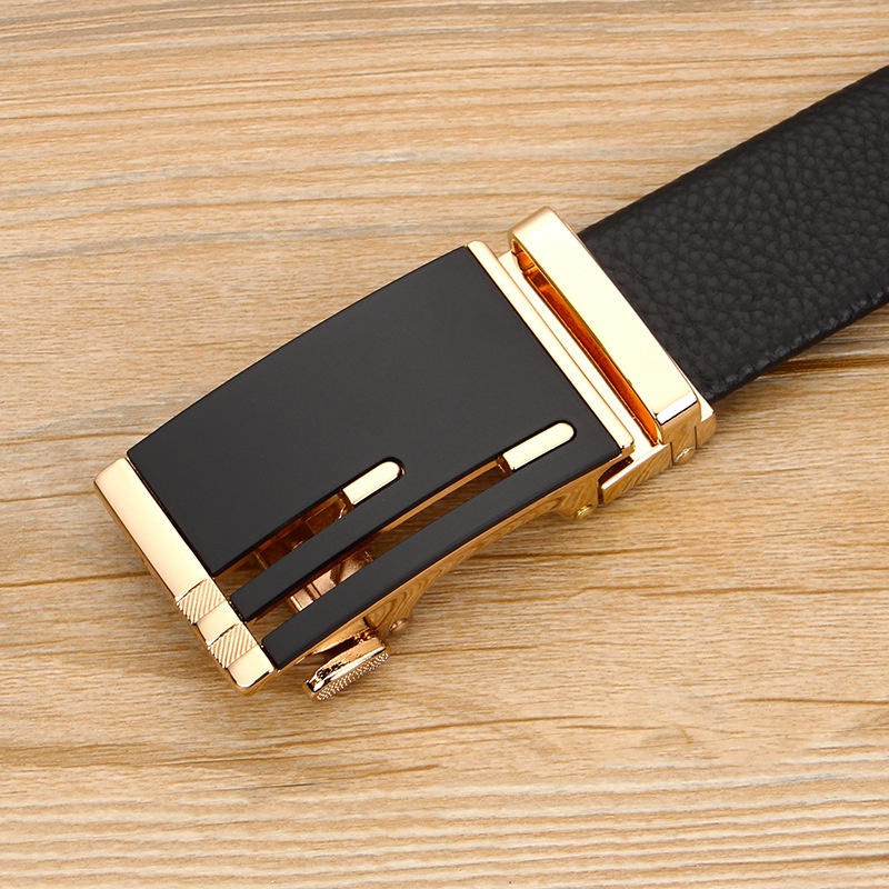 Thắt Lưng Da Nam Mặt Đá ANO Sang Trọng, Khoá Tự Động Thời Trang Cao Cấp TLN019