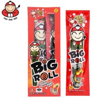 Snack Rong Biển Nướng Giòn Cậu Chủ TaoKaeNoi Big Roll Vị Cay (Hộp 6 gói-đỏ)