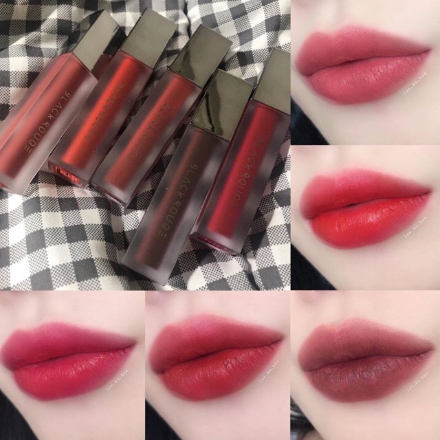 (Nhập FSS11NOV hoàn 20k xu đơn bất kỳ) (Shopee Trợ Giá) - (A18-A22) Son Kem Lì Black Rouge Air Fit Velvet Tint Ver 4