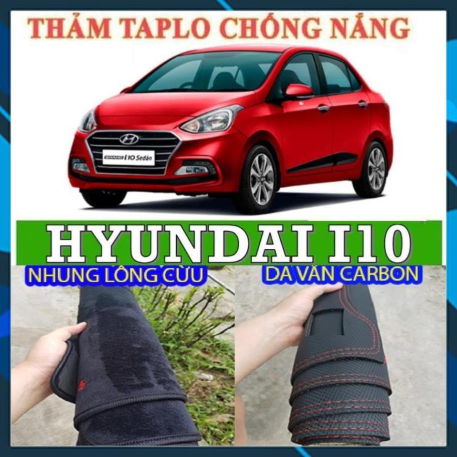 THẢM TAPLO HYUNDAI i10 LÓT TAPLO XE HƠI CAO CẤP HÀNG 3 LỚP CÓ CHỐNG TRƯỢT BẢO HÀNH 24 THÁNG DA VÂN CARBON NHUNG LÔNG CỪU