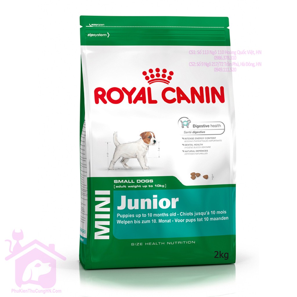 Royal Canin Mini Puppy 2kg - Thức ăn cho chó con - Phụ kiện thú cưng Hà Nội