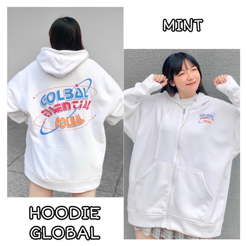 ÁO KHOÁC HOODIE GLOBAL NỈ BÔNG DÀY DẶN