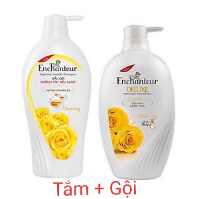 Dầu gội và sữa tắm Enchanteur 650g