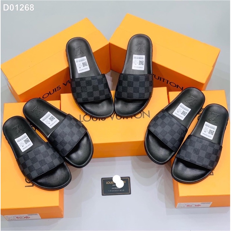 ✅CHUẨN 1:1✅ Dép quai ngang LV Fullbox bill hàng cao cấp có sẵn !!