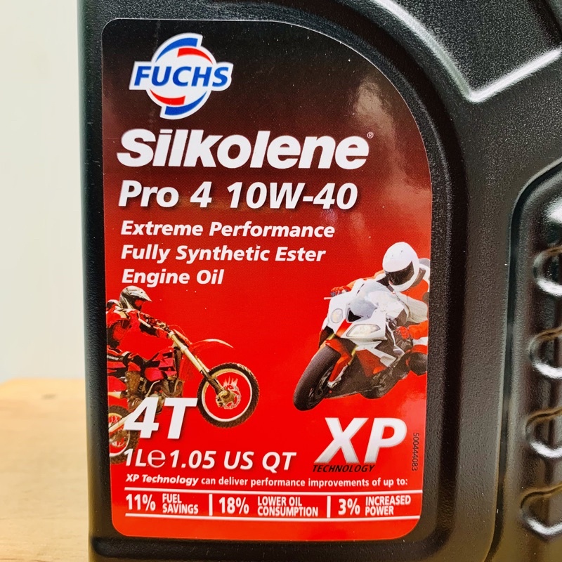 Nhớt Fuchs Silkolene Pro 4 10W-40 Mẫu Tem Xuất Châu Á - Made in UK