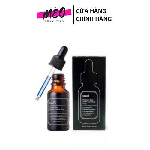 Tinh chất phục hồi da và dưỡng ẩm Klairs Midnight Blue Youth Activating Drop 20ml