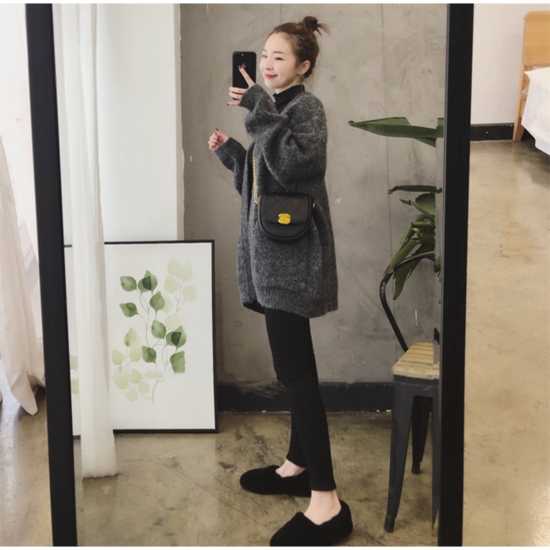 Áo khoác cardigan dáng rộng kiểu dệt kim thời trang dễ thương cho nữ | BigBuy360 - bigbuy360.vn