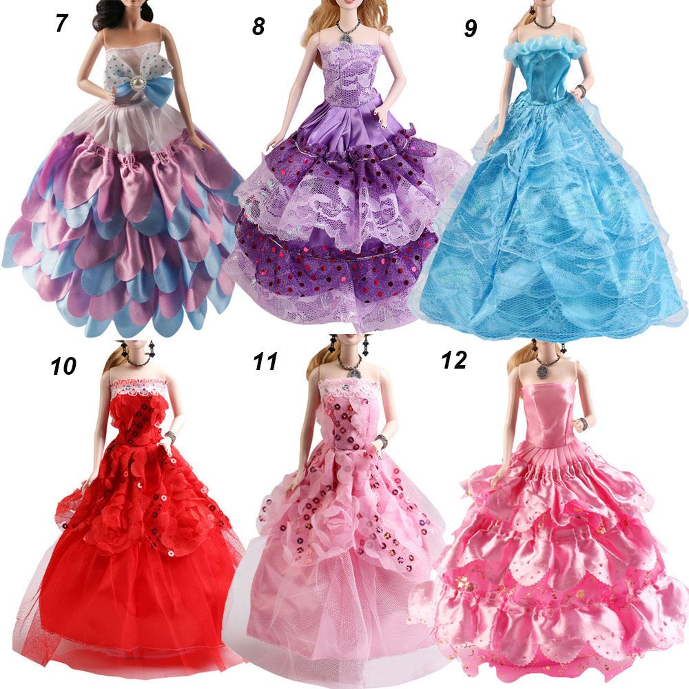 Đầm thời trang cho búp bê 30cm