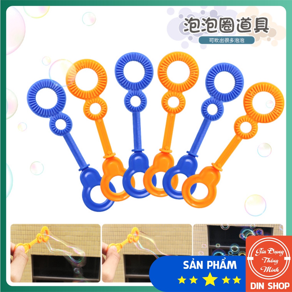 Que thổi bong bóng xà phòng mini 💝DIN SHOP💝 Cây thổi bong bóng cho bé