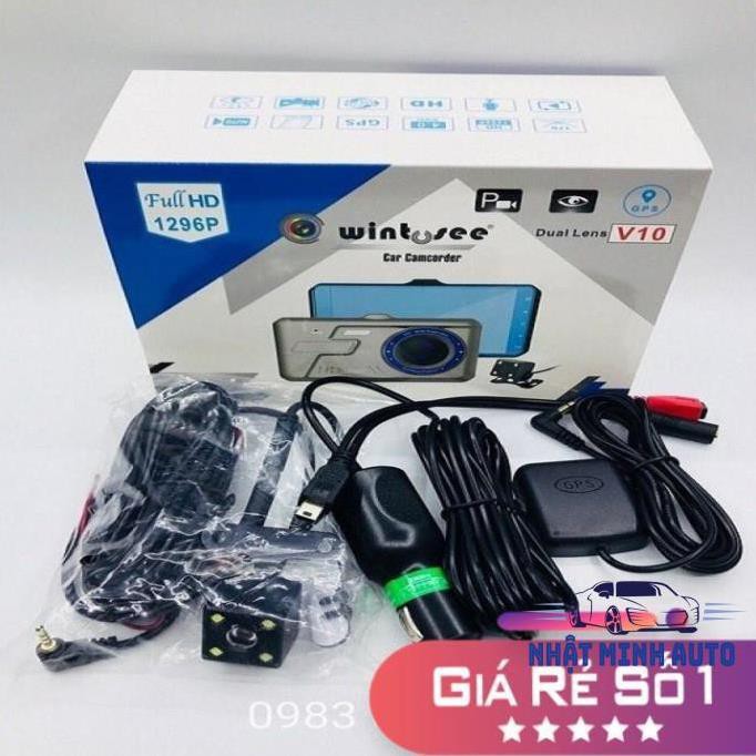 [Giá tốt] [RẺ SỐ 1] CAMERA HÀNH TRÌNH WINTOSEE 4 INCH V10 FHD 1296P ADAS | BigBuy360 - bigbuy360.vn