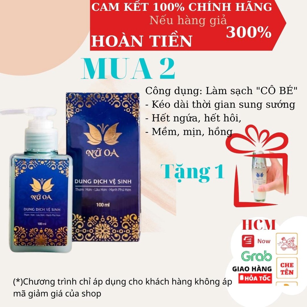 HÀNG CÔNG TY- Dung Dịch Vệ Sinh Nữ Oa- Bầu bì, mang thai dùng được, 100% từ thiên nhiên