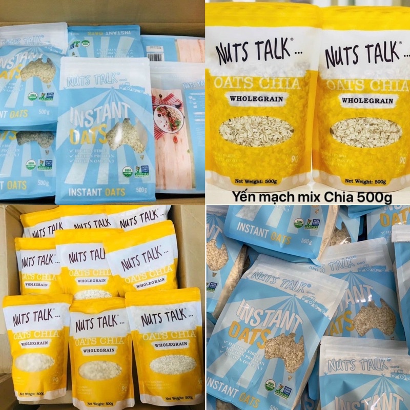 Yến Mạch Nhập Khẩu Úc Nuts Talk 500gr