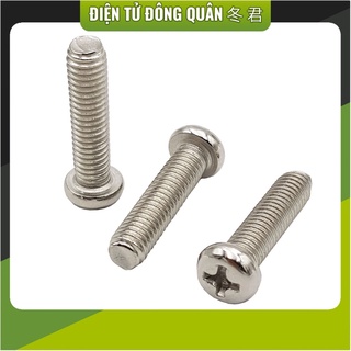 Ốc vít m3 | m4 | m5 đầu tròn inox 201 nhiều kích thước