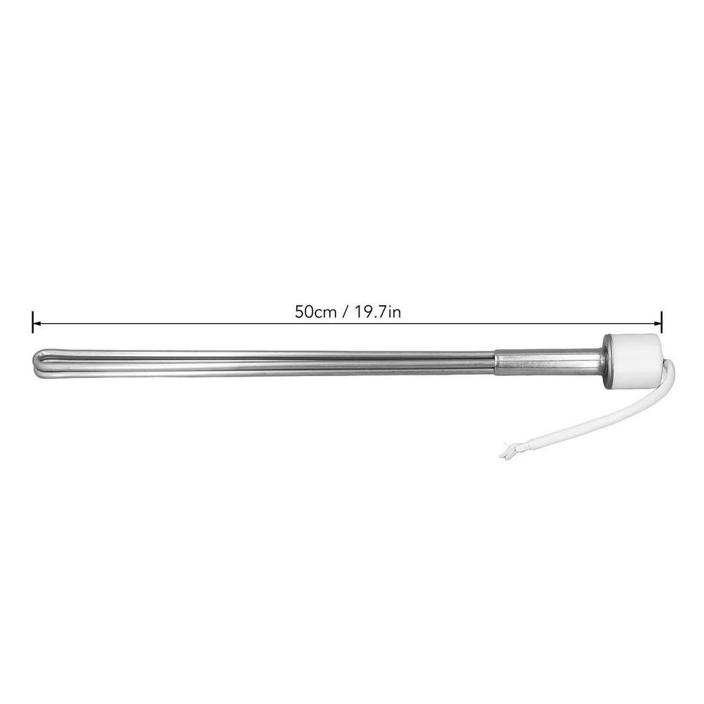 Power Helper Bình Ngâm Nước Limescale Proof 3000W Stainelss Thép Năng Lượng Mặt Trời Làm Nóng Thanh Cho Bồn Tắm 220V cmman12.vn