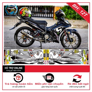Tem rời ex 2011 movistar xám đen - trung decal