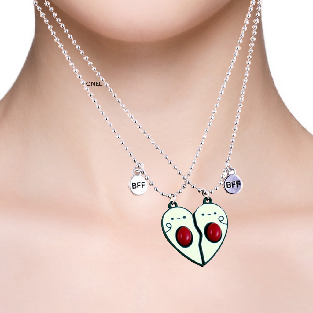 Trên Dây Chuyền Trẻ Em Một Cặp Vòng Cổ Quả Bơ Sắt Thu Hút Bạn Thân BFF Nec my
