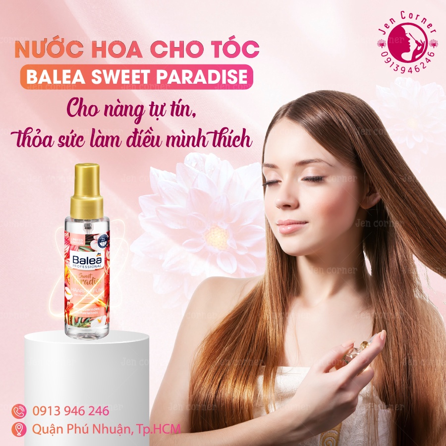 Xịt tóc nước hoa Balea Sweet - Đức