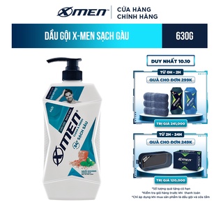 Dầu gội Sạch Gàu X-Men Clean Fresh 24h Sạch Sâu 630g