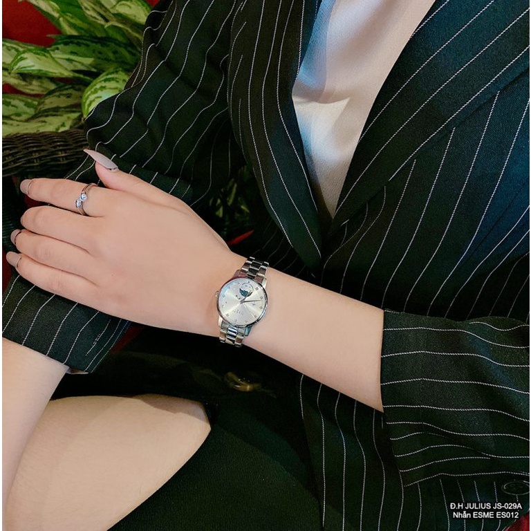 Đồng Hồ Nữ JS-029A JS-029B Kính Sapphire Julius Star Hàn Quốc