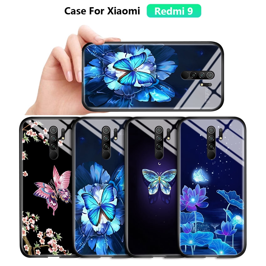 Realme 8 8i 7 Pro 7i C17 Narzo 20 30A 20 Pro 5G Cho Ốp lưng điện thoại In Hình Butterfly Flower Floral