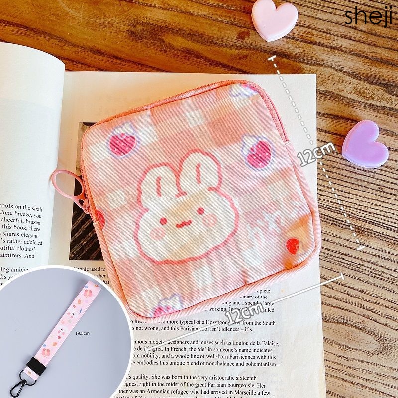 Túi đựng băng vệ sinh cá nhân họa tiết hoạt hình xinh xắn tiện lợi
