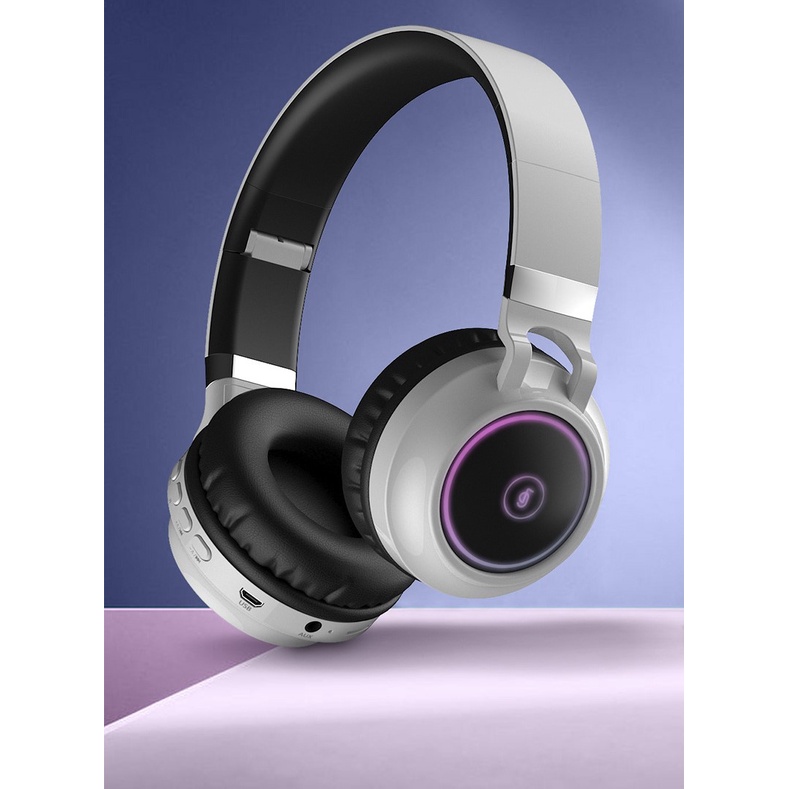 Tai Nghe/Headphone Chụp Tai Bluetooth 5.0 Nam Nữ Âm Bass Mạnh Mẽ Có Mic Hàng Cao Cấp Kiểu Dáng Sành Điệu