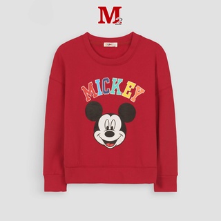 Áo nỉ trẻ em in hình mickey dfm0215 thời trang m2