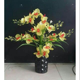 nguyên liệu hoa đá pha lê ko gồm bình cắm hoa