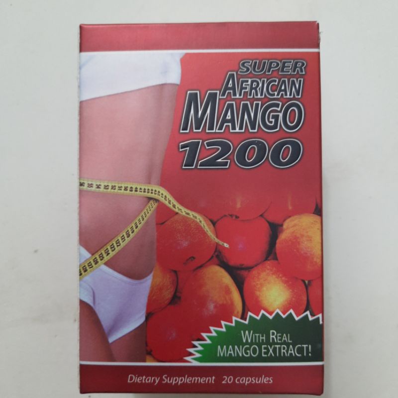 Viên uống giảm cân Super African Mango 1200 giảm cân an toàn, hiệu quả không gây mệt mỏi_Hộp 20 viên