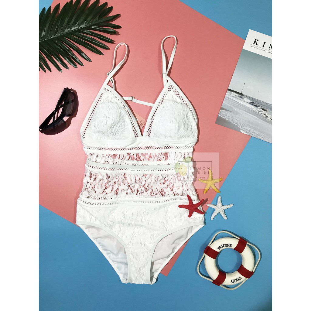 [SIÊU SEXY] Bộ đi biển ren liền thân tôn ráng cho các nàng | BigBuy360 - bigbuy360.vn