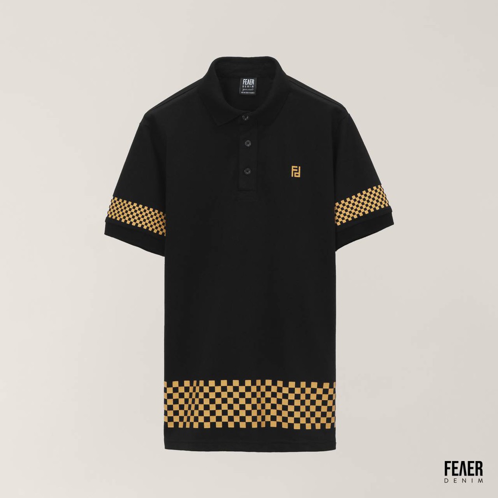 Áo thun Polo nam cổ bẻ họa tiết FEAER 100% chất Cotton thoáng mát, không nhăn Dennis |new arrival 2021|