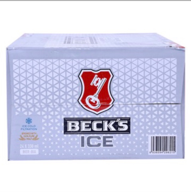 [SALE] Bia Beck's Ice Thùng 24 Lon 330Ml