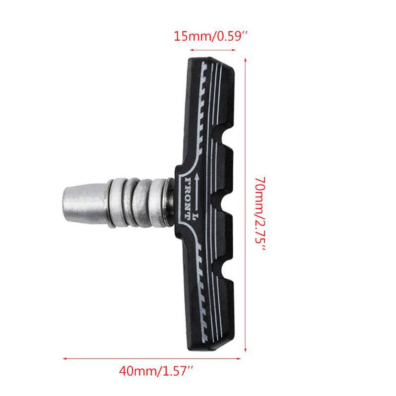 Cặp má phanh bằng cao su cho xe đạp leo núi