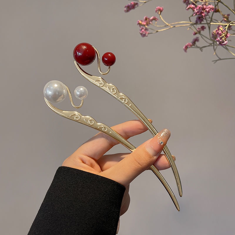 Trâm Cài Tóc Màu Vàng Phong Cách Trung Hoa Cổ Điển Cho Nữ