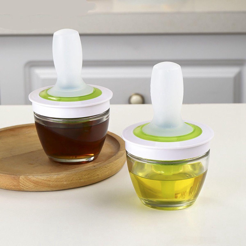LLOYD Lọ Đựng Gia Vị Kèm Cọ Quét Dầu Bằng Silicone Tiện Dụng Cho Nhà Bếp