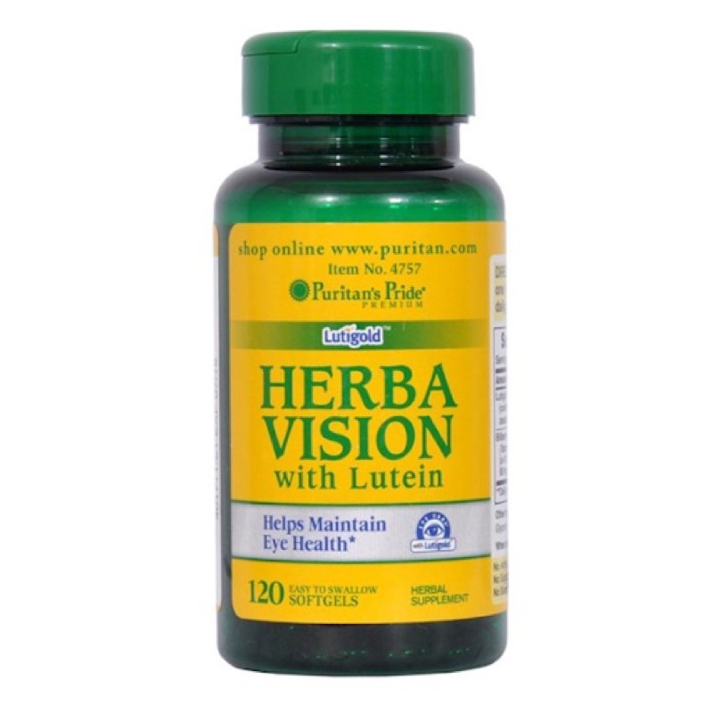 Puritan’s Pride Herba Vision With Lutein 120v