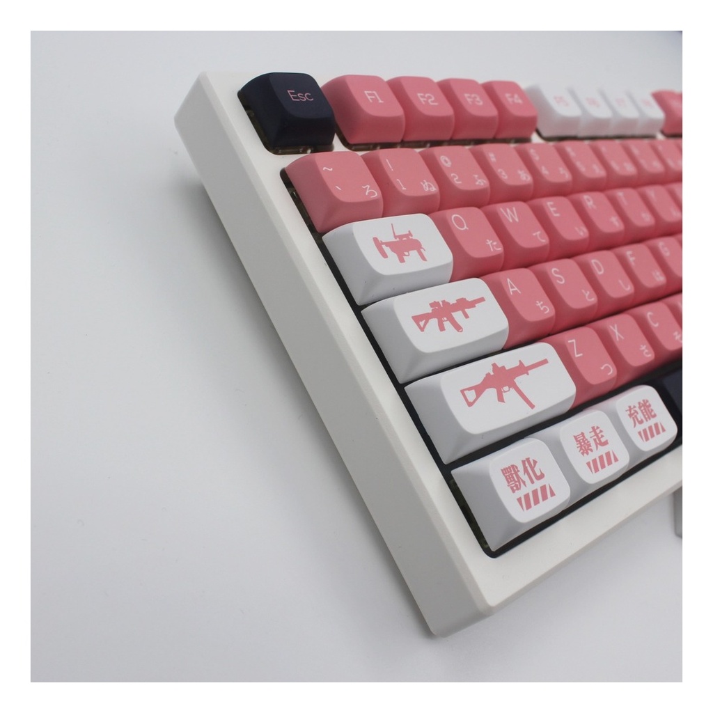 Keycap EVANGELION-08 XDA EVA-08 PBT phong cách anime công nghệ Dye Sub