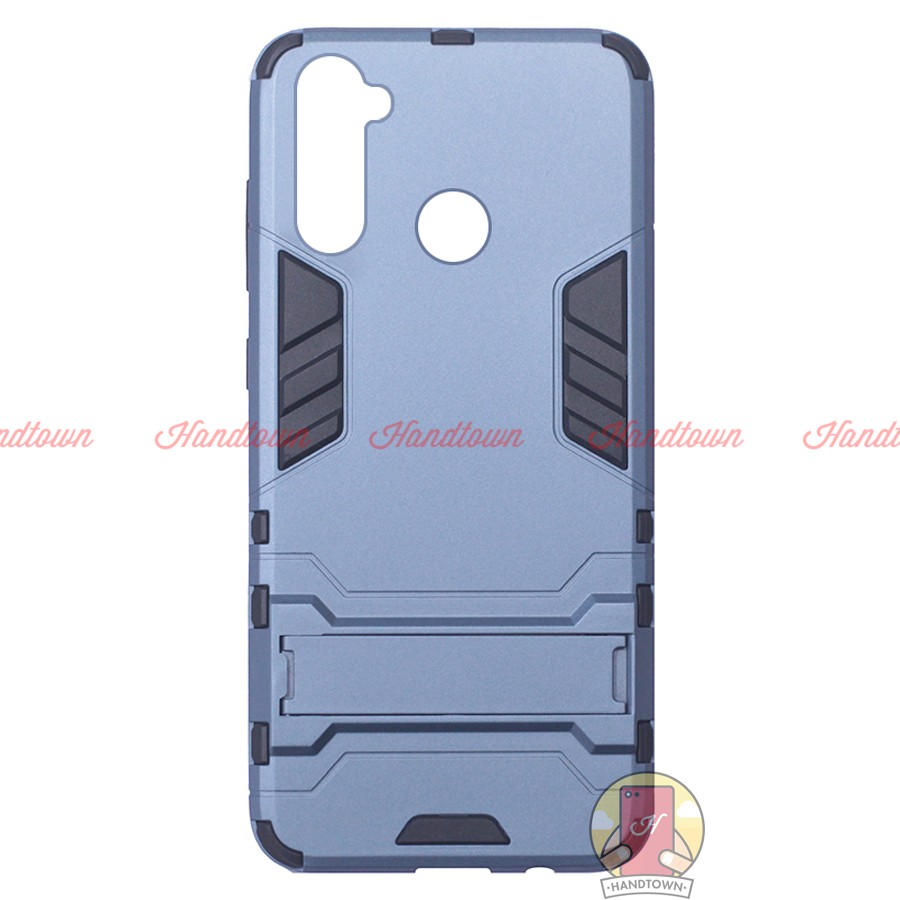 Ốp Lưng Cho Realme 5 / Realme 5 Pro / Realme Q IRON - MAN Nhựa PC Cứng Viền Dẻo Chống Sốc