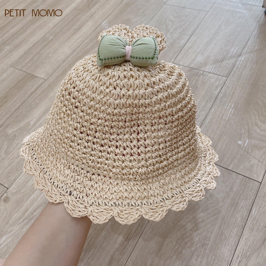 Mũ Cho Bé Gái PETIT MOMO Rộng Vành Thiết Kế Xinh Xắn Dễ Thương, Nhiều Mẫu Ngẫu Nhiên