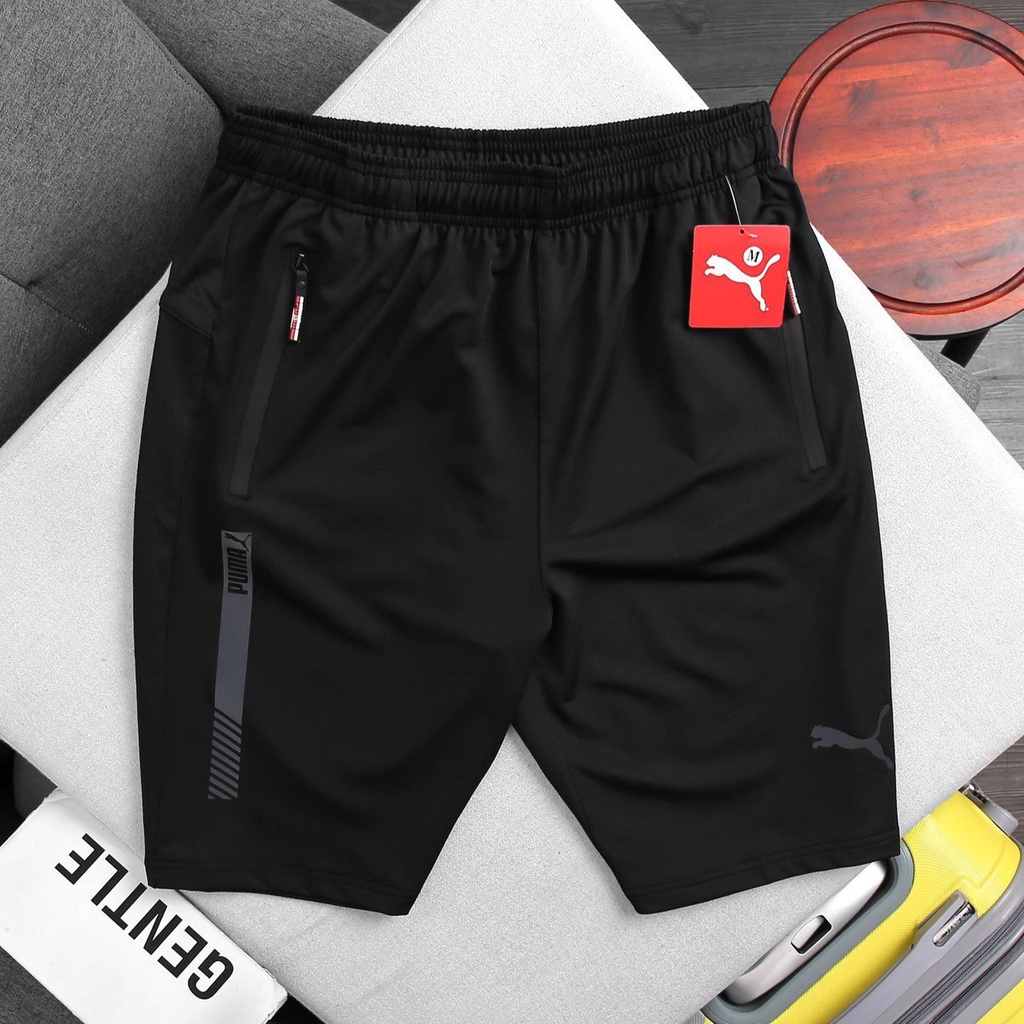 Quần short nam big size 80kg - 120kg lưng thun gym 4 chiều co giãn mặc nhà thể thao cao cấp PM-02