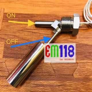 Công tắc phao điện inox hình mỏ vịt M21 24V