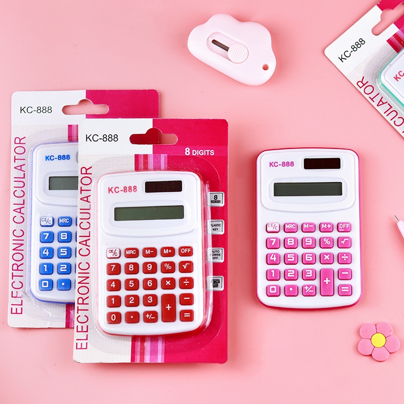 Máy Tính Mini Bỏ Túi 8 Chữ Số Tiện Dụng