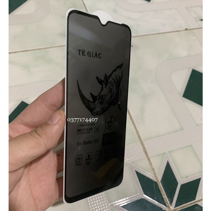 Kính cường lực tê giác chống nhìn trộm Xiaomi K30, K30 Pro, K40, K40 Pro, redmi 10c, Redmi Note 11 Pro, Redmi 9A, 9C
